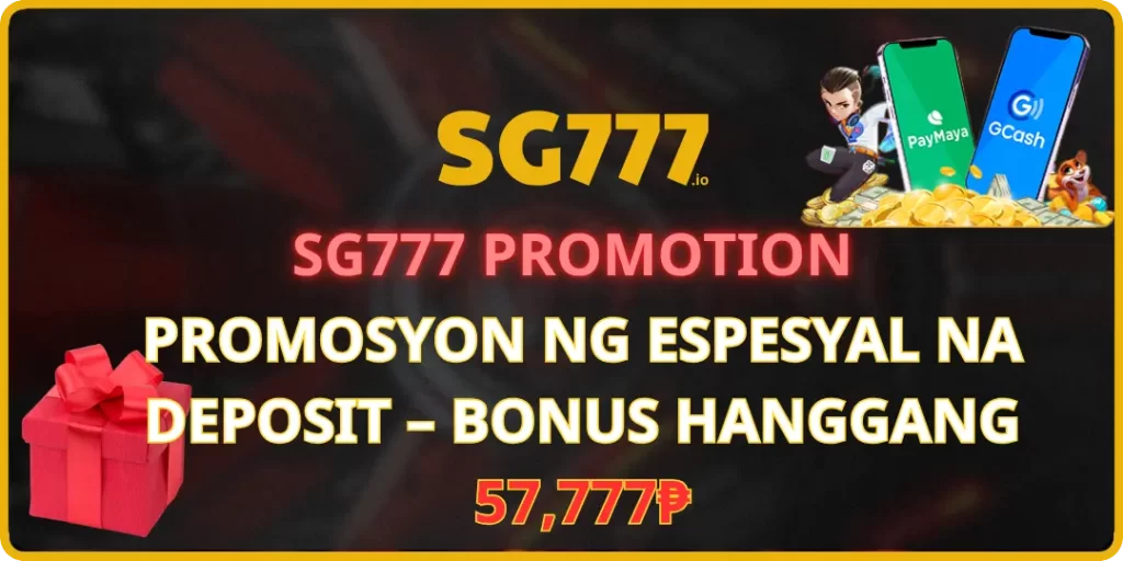Espesyal na Deposit at Sg 777